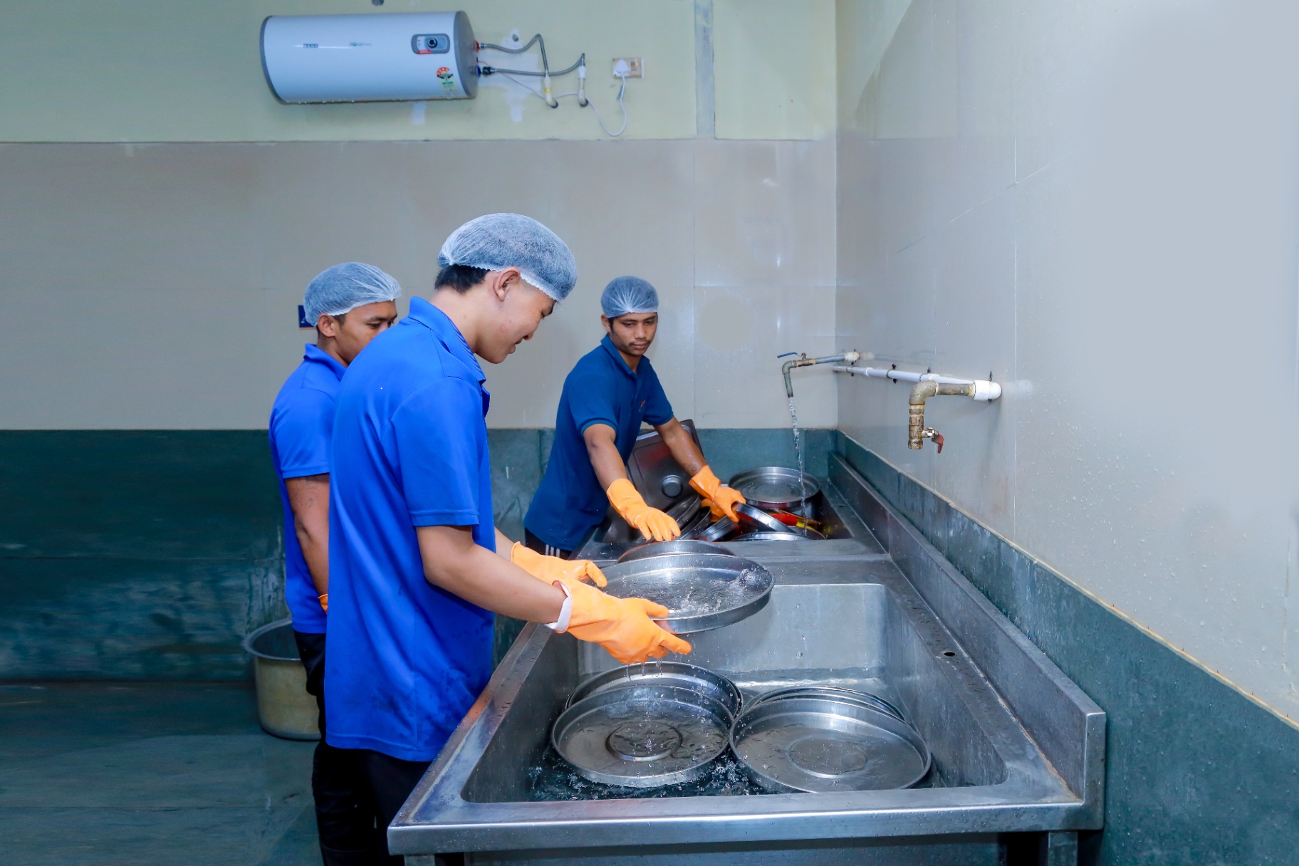 Pot wash area - Vessels cleaning